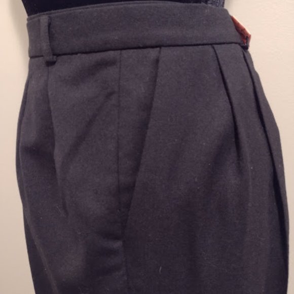 Talbots, Navy-Blue Pants, Size-14, 1.5 Cuffed, Dry Cleaned - Picture 4 of 5